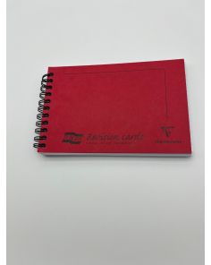 Europa Revision Cards, Spiral bound book of 50 ruled cards, 152 x 102mm