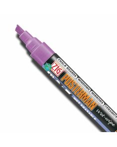 Zig Posterman Metallic Violet Wet Wipe Markers. 6mm Chisel Tip