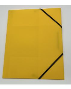 Snopake Filelastic A4 Yellow, Black Elastic